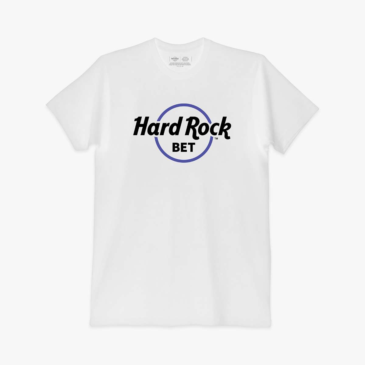 Unisex Hard Rock BET Classic Logo Tee White image number 1