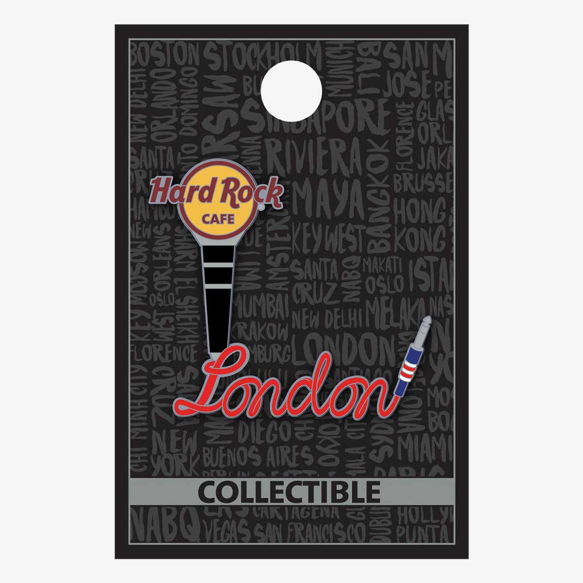 Collectible London Wired Mic Pin image number 2