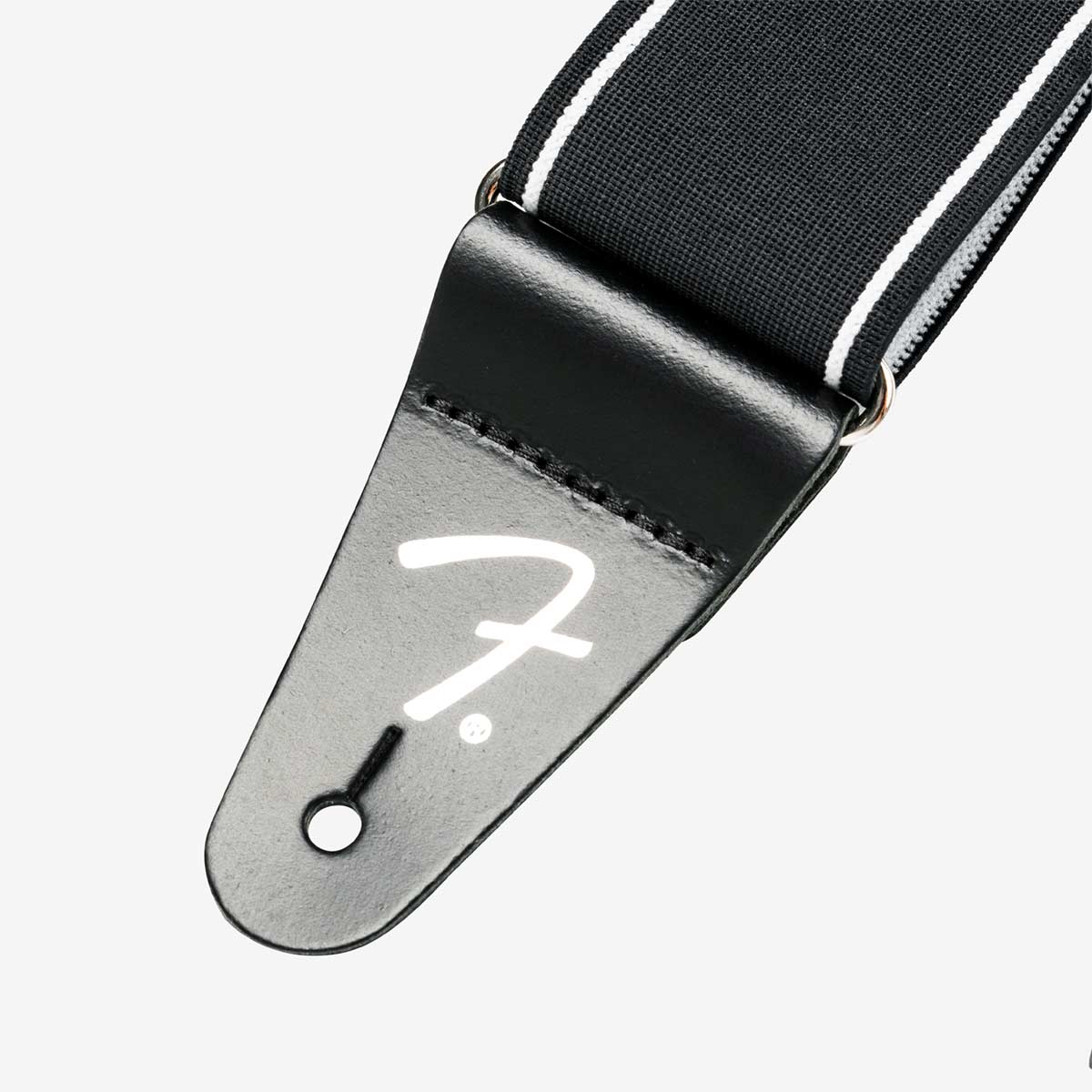 Fender x Hard Rock Weightless Guitar Strap in Black and White image number 4