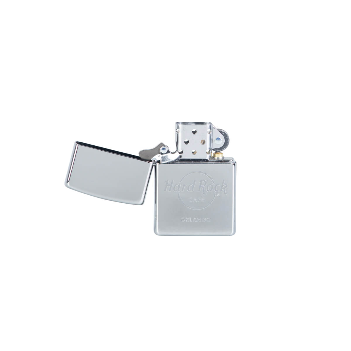 Zippo Chrome Etched Logo Lighter image number 1