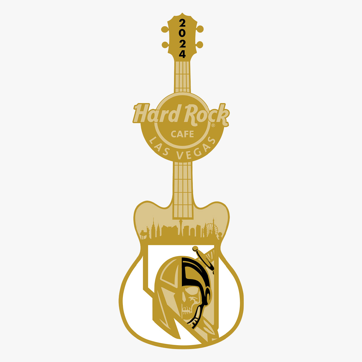 Las Vegas Pin Home Team Metal Guitar 2024 image number 1