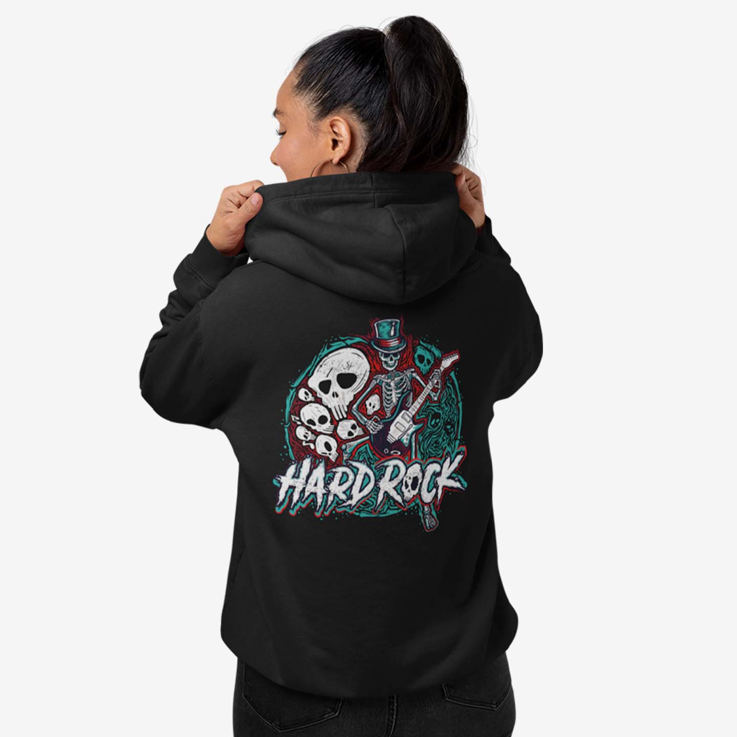 Halloween Vintage Skeleton Zip Up Hoodie image number 4