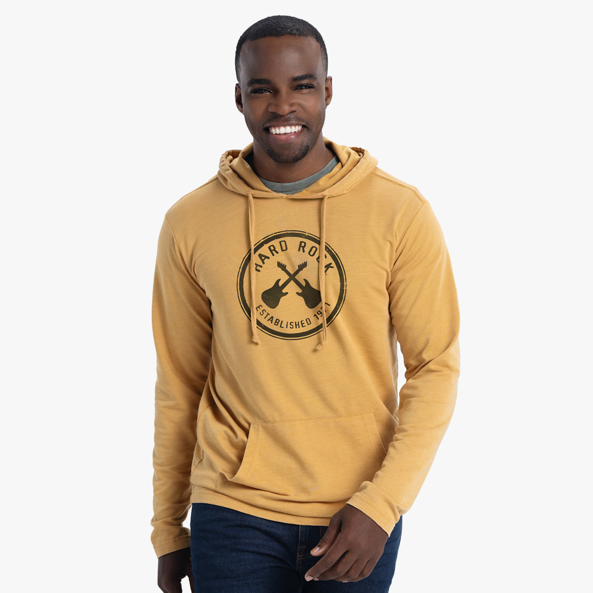 Cross Guitars Harbor Hoodie in Faded Gold image number 1