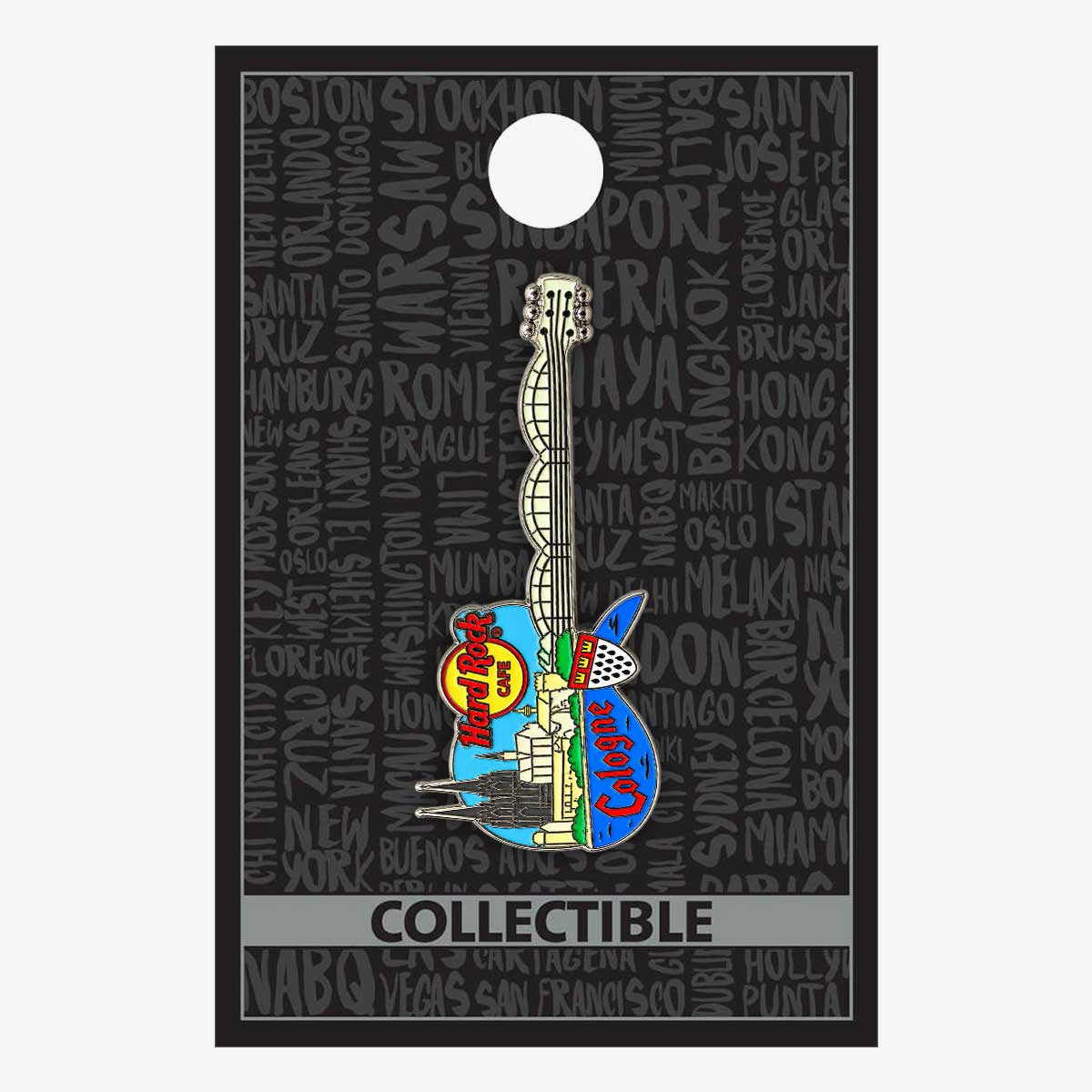 Cologne Cityscape Guitar Pin image number 2