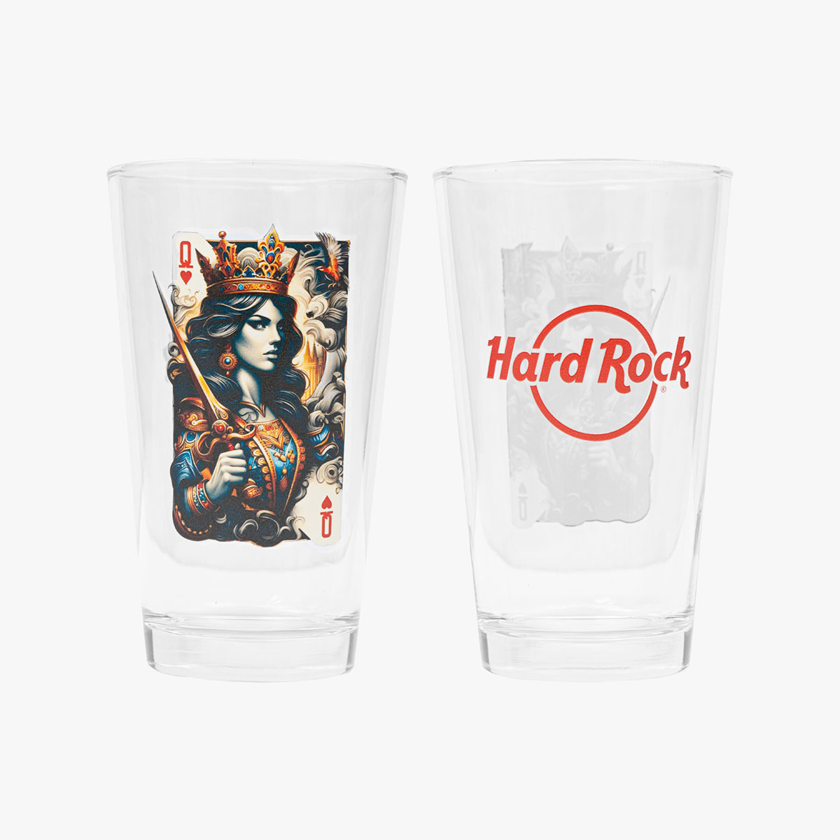 King and Queen 2-Piece Pint Glass Set image number 4