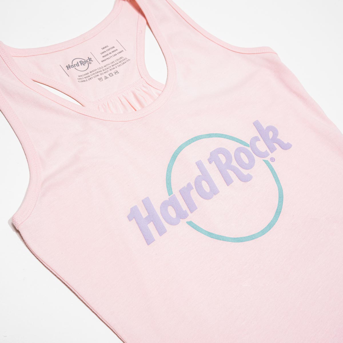Hard Rock Women's Fit Pop of Color Tank Top in Plush Pink image number 3