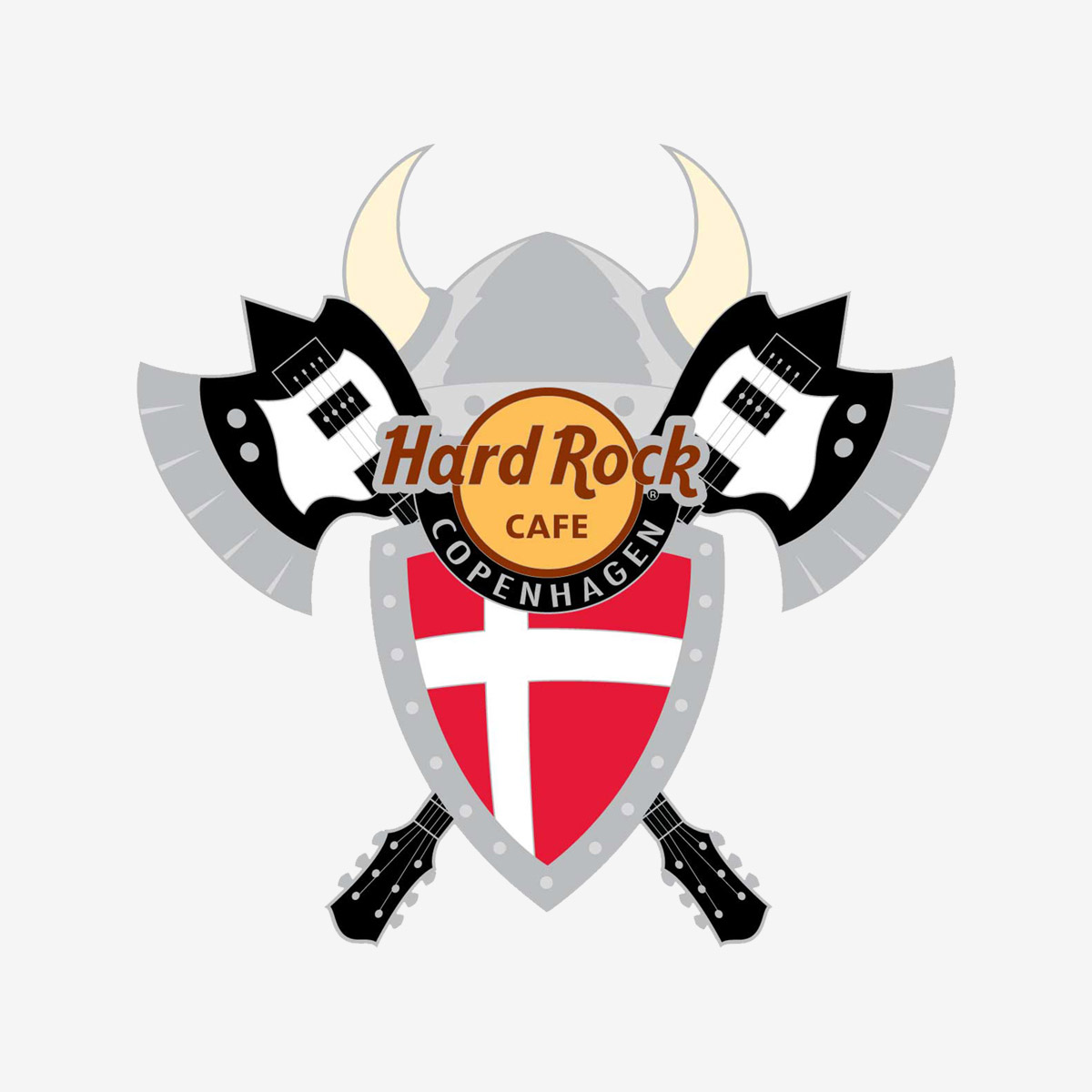 Copenhagen Axe and Shield Pin image number 1