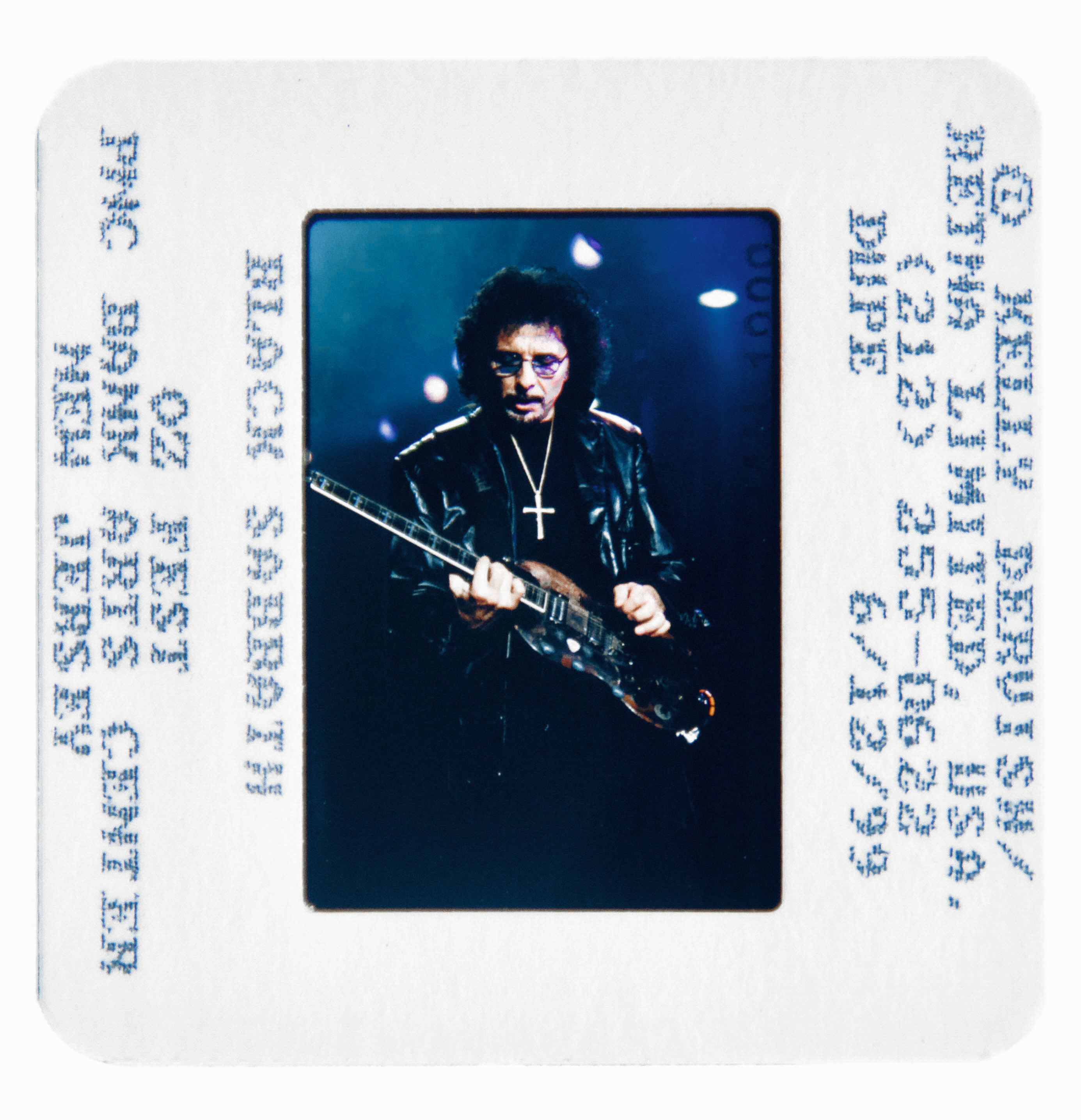 Black Sabbath Original 35MM Photograph in Boxed Acrylic Case image number 1