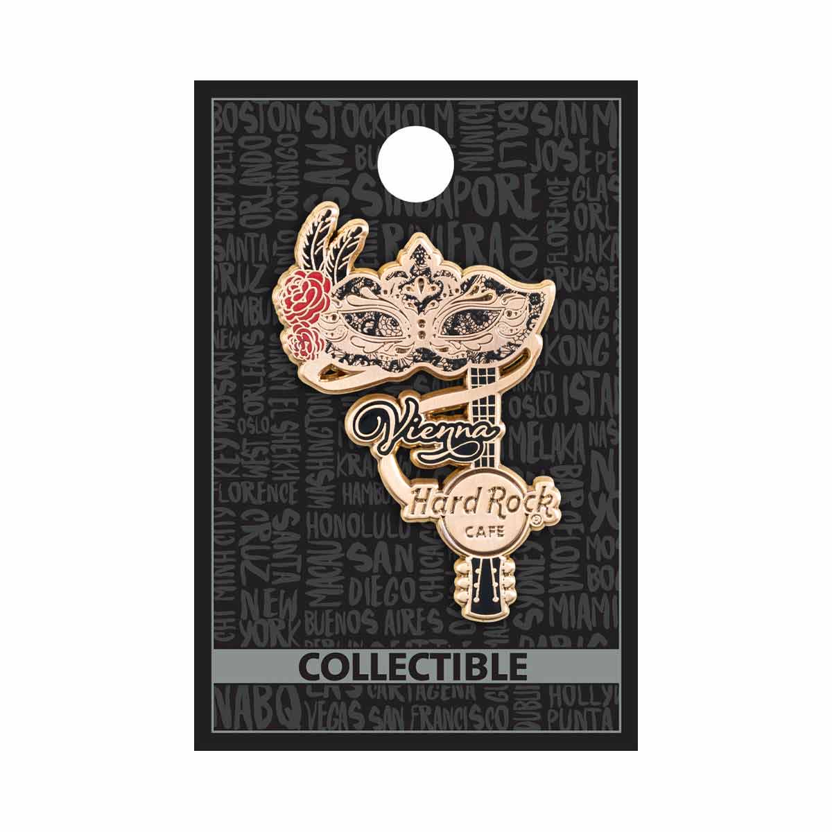 Vienna Mask Guitar Pin image number 2