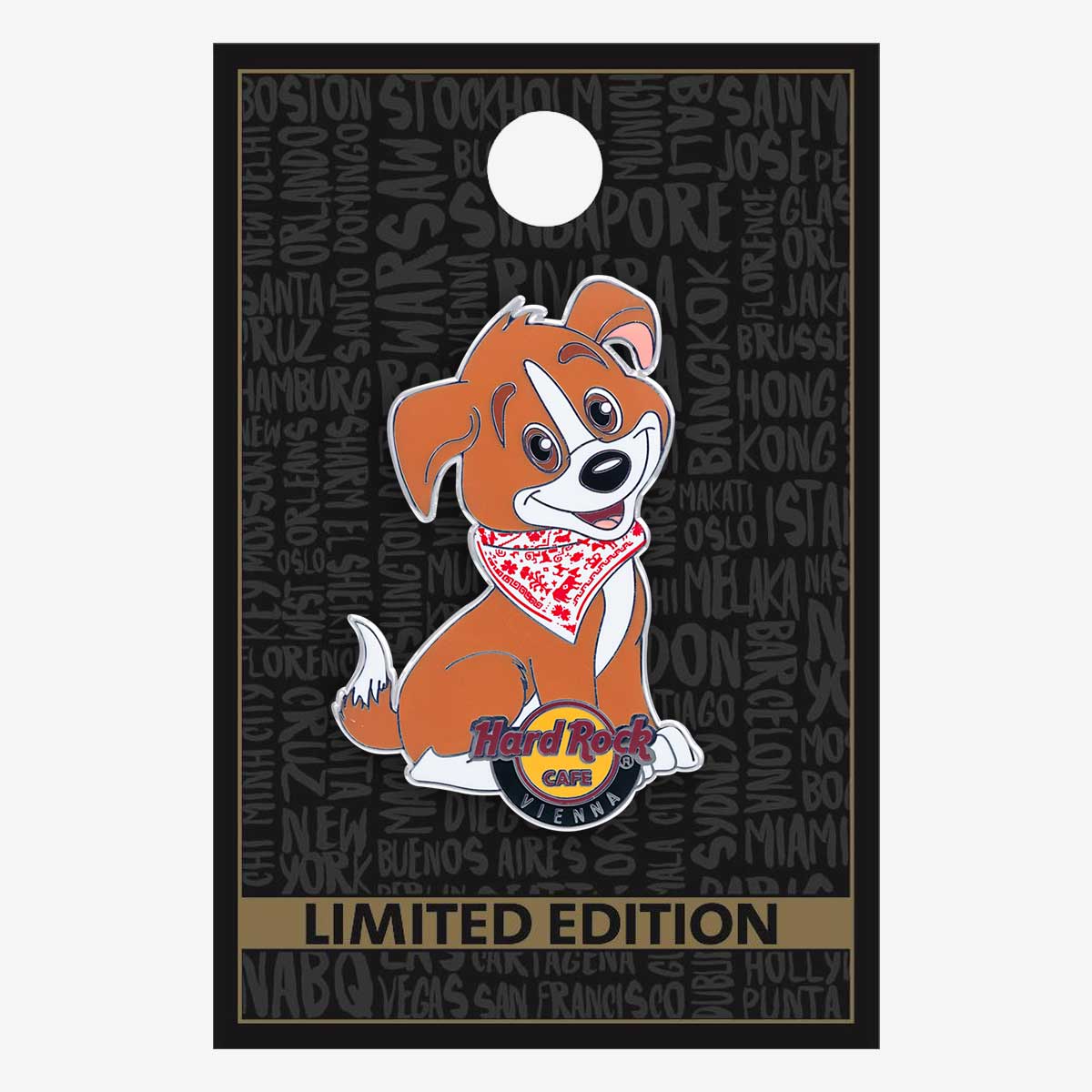 Limited Edition Puppy Bandana Pin image number 2