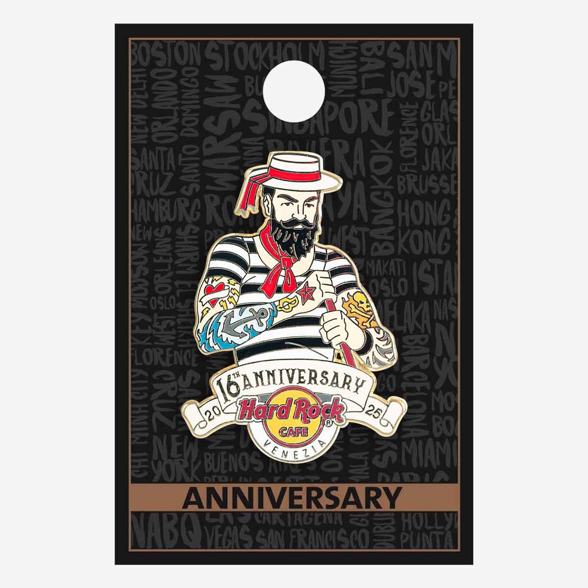 Limited Edition Venice 16th Anniversary Pin image number 2