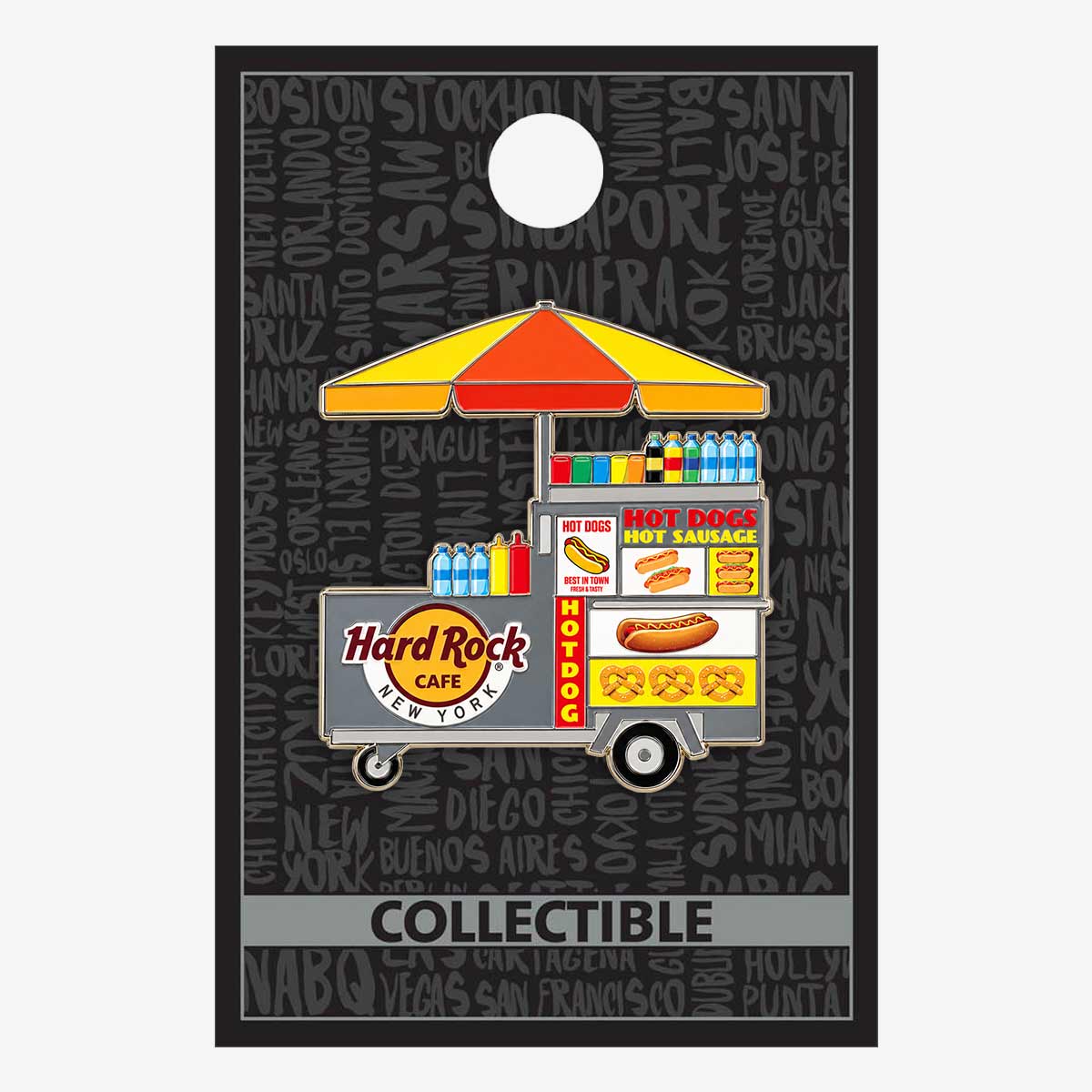Collectible New York City Hot Dog Stand Local Pin image number 2