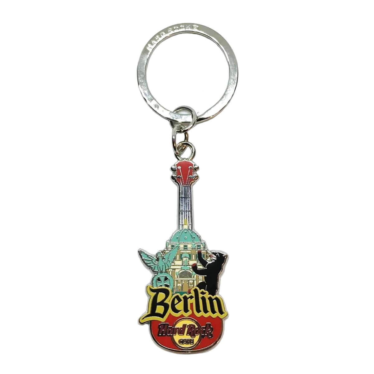 City Icon Guitar Keychain image number 1