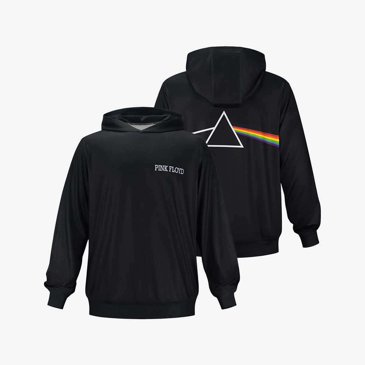 Pink Floyd Dark Side UPF Hoodie in Black image number 1