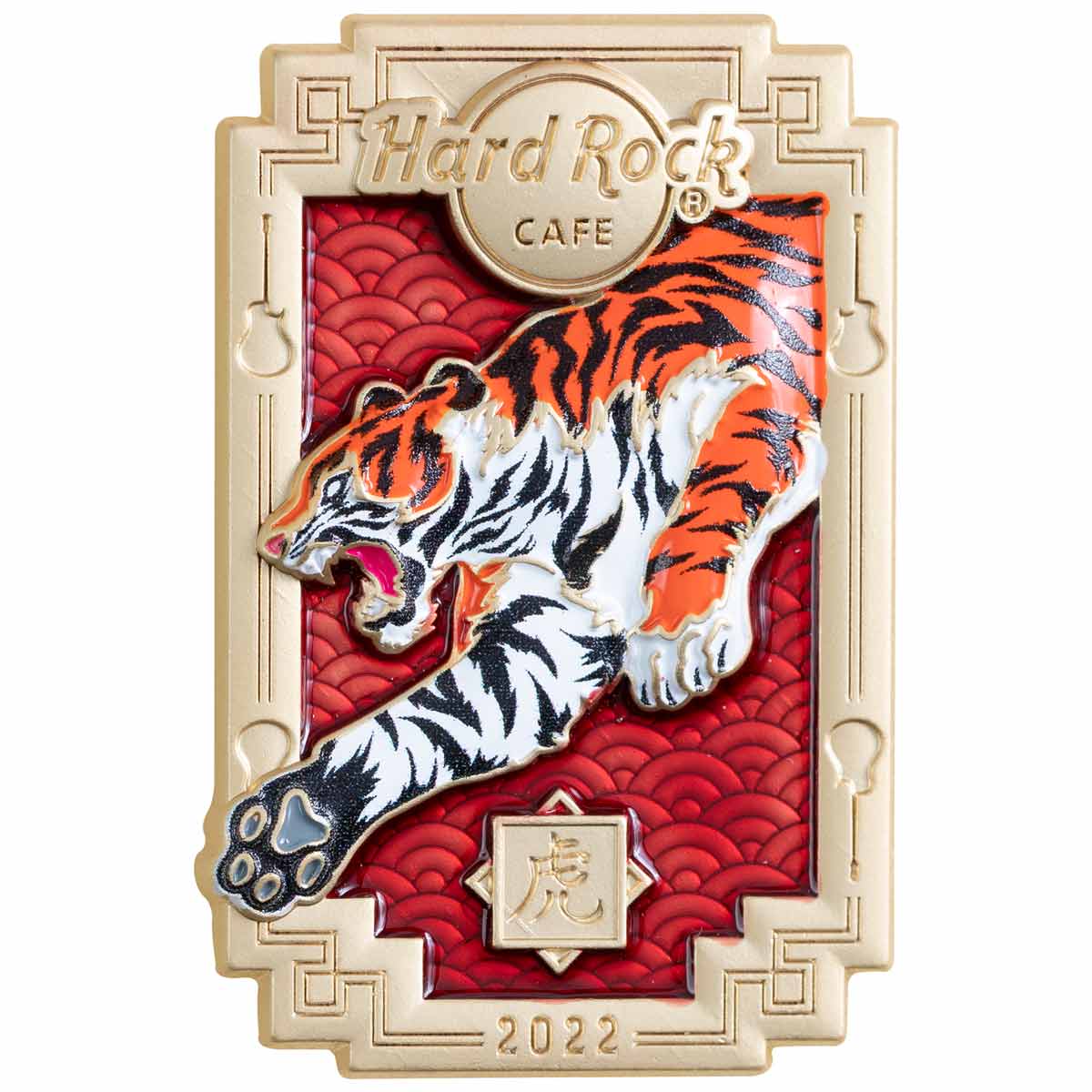 2022 Chinese New Year 3D Tiger Pin image number 1
