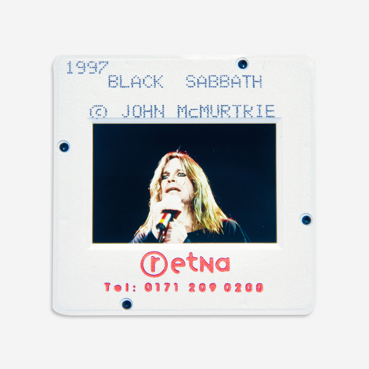 Black Sabbath Boxed Original 35MM Photograph in Acrylic Case image number 1