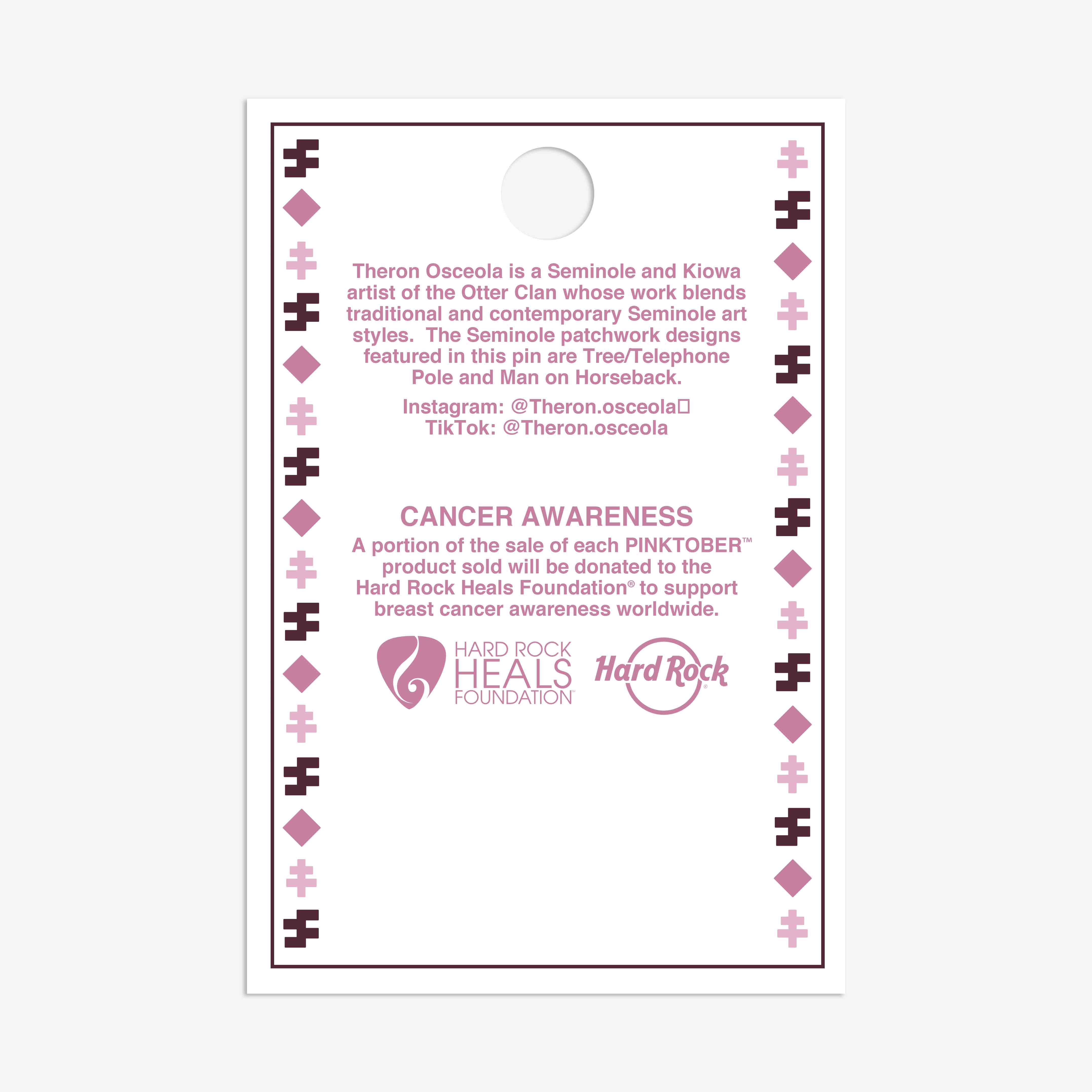 Seminole Pinktober 2026 Ribbon Pin image number 3