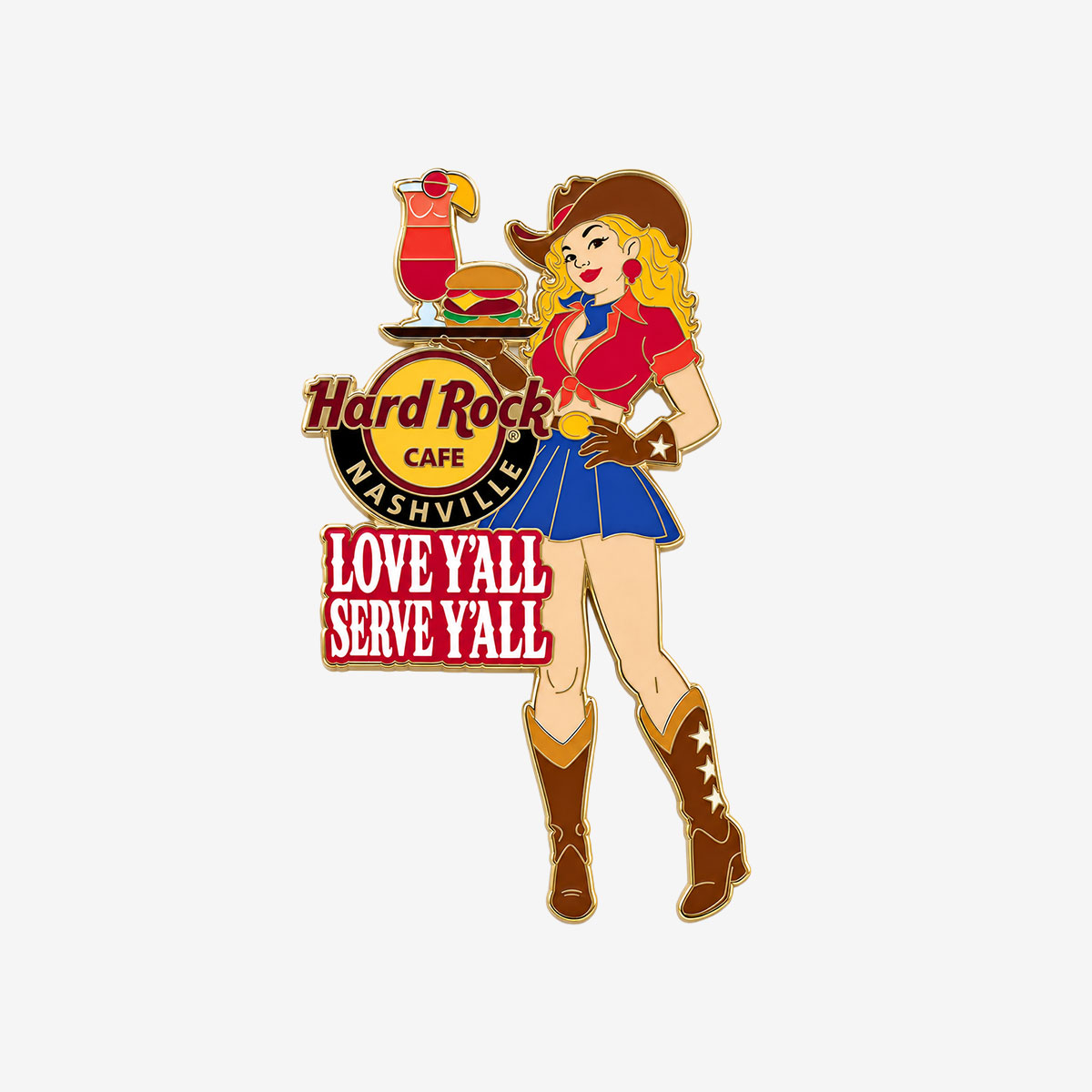 Collectible Nashville Y'ALL Theme Pin image number 1