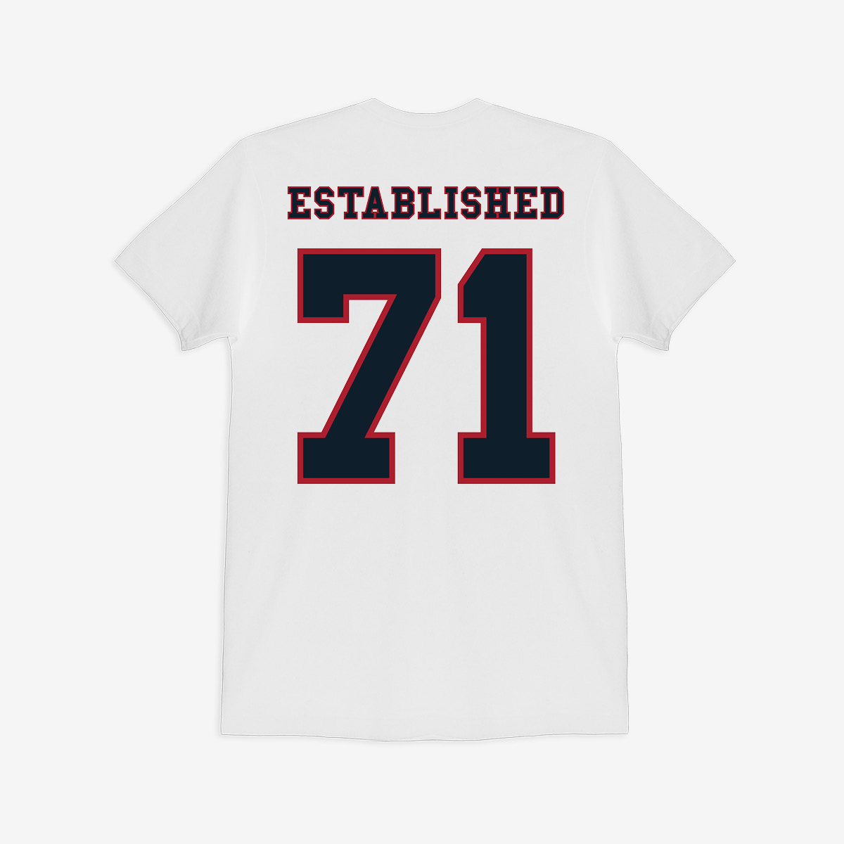 Adult Fit  Alternate Football Colors Classic Logo Tee image number 2