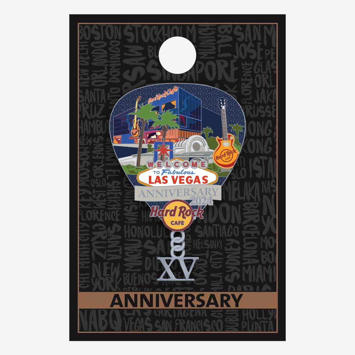 Las Vegas 15 Anniversary Pin image number 2