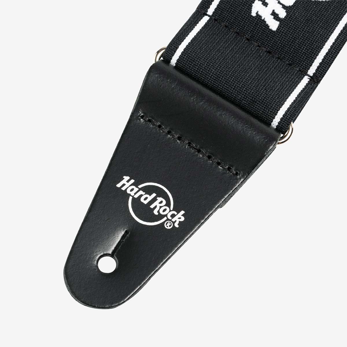 Fender x Hard Rock Weightless Guitar Strap in Black and White image number 3