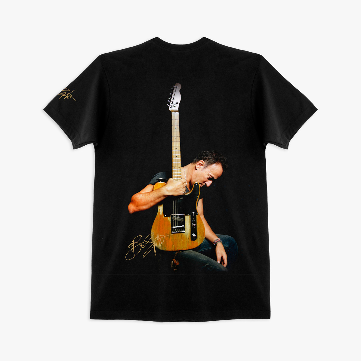Adult Fit Bruce Springsteen Photo Tee in Black image number 1