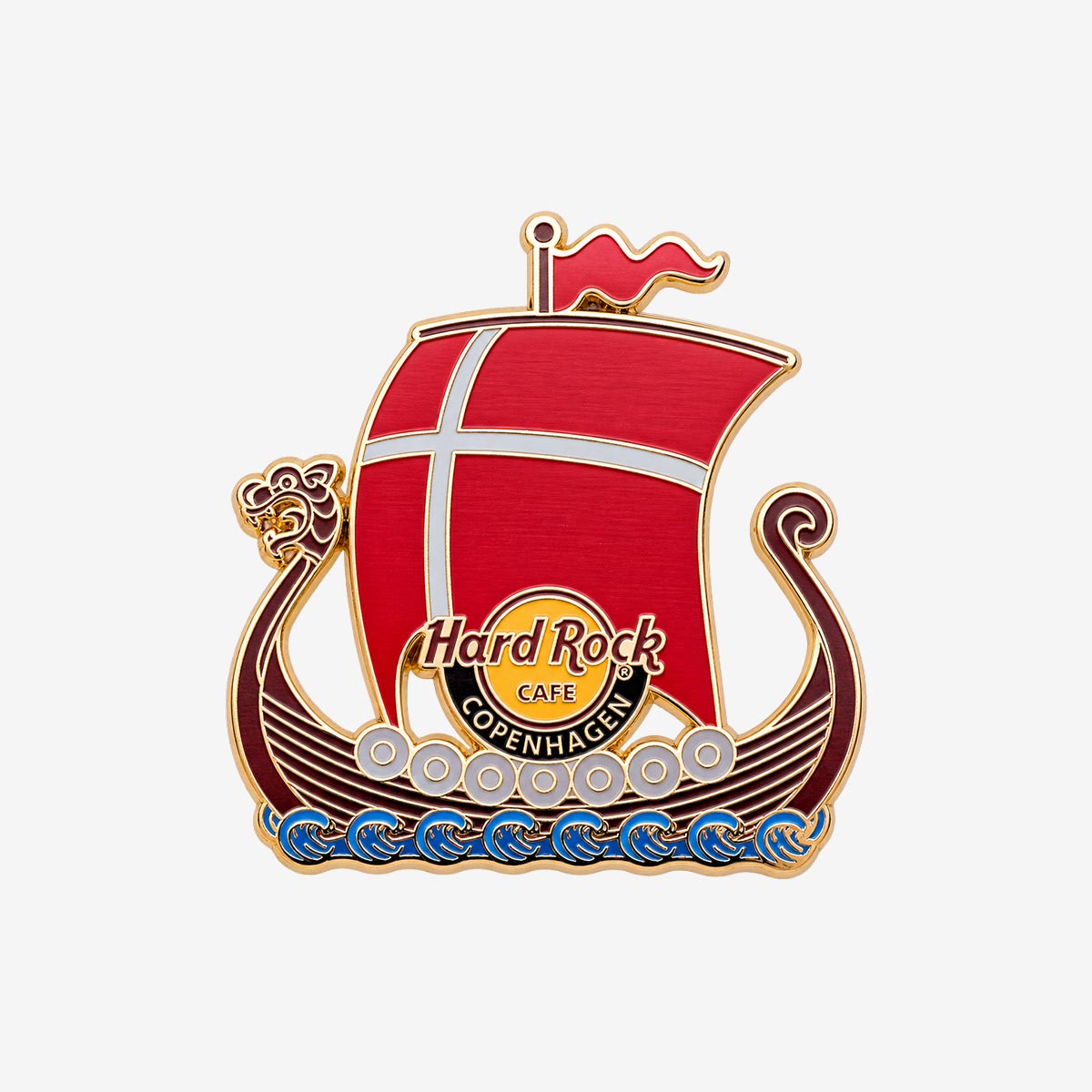 Collectible Copenhagen Viking Ship Pin image number 1