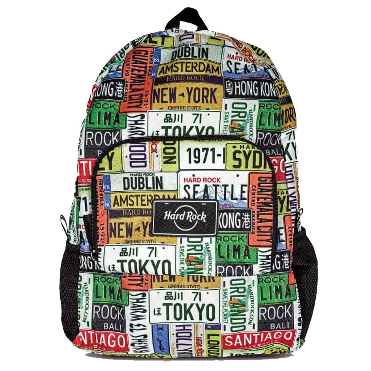 Ultralight Portable Packable License Plate Print Backpack image number 2