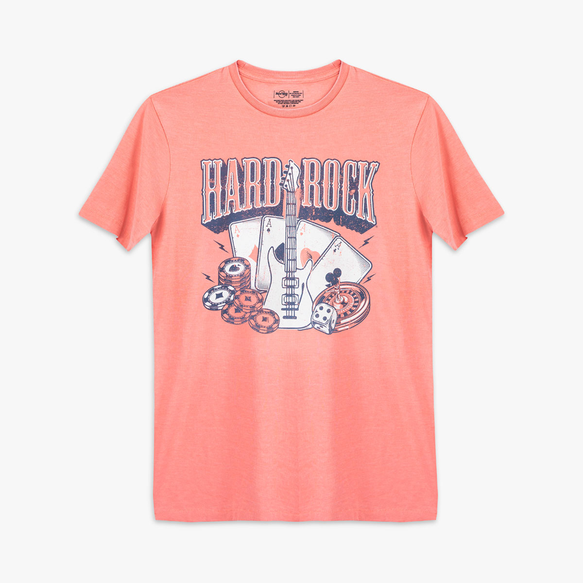 Casino Vintage Tee in Coral image number 1