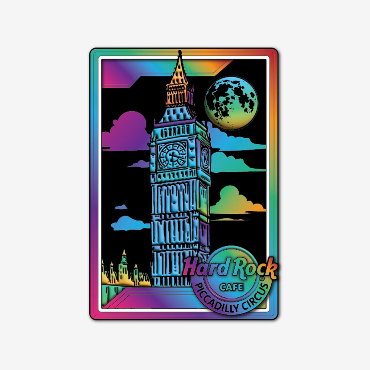 Limited Edition Piccadilly Circus Holo Big Ben Pin image number 1
