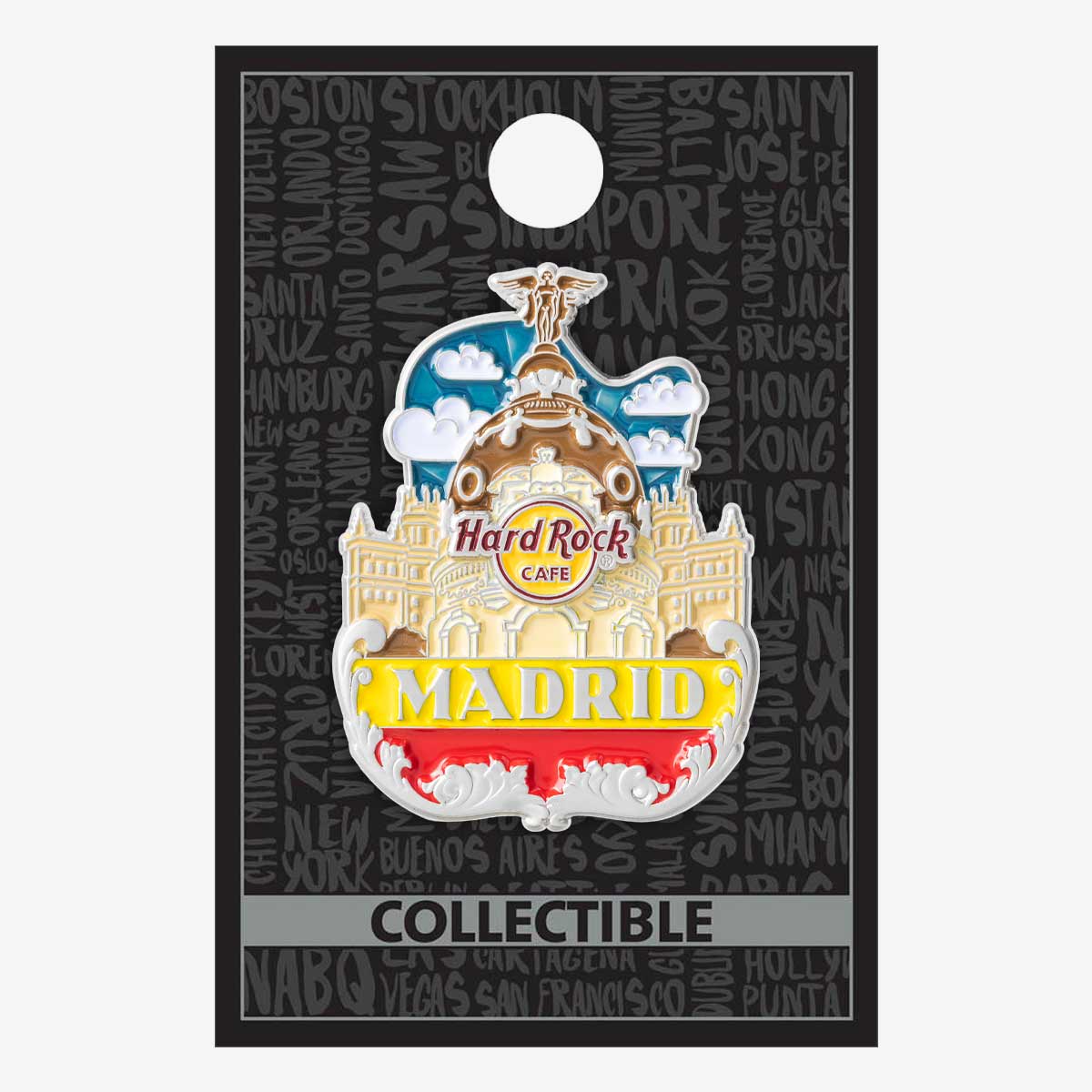 Collectible 3D Core City Guitar Pin image number 2