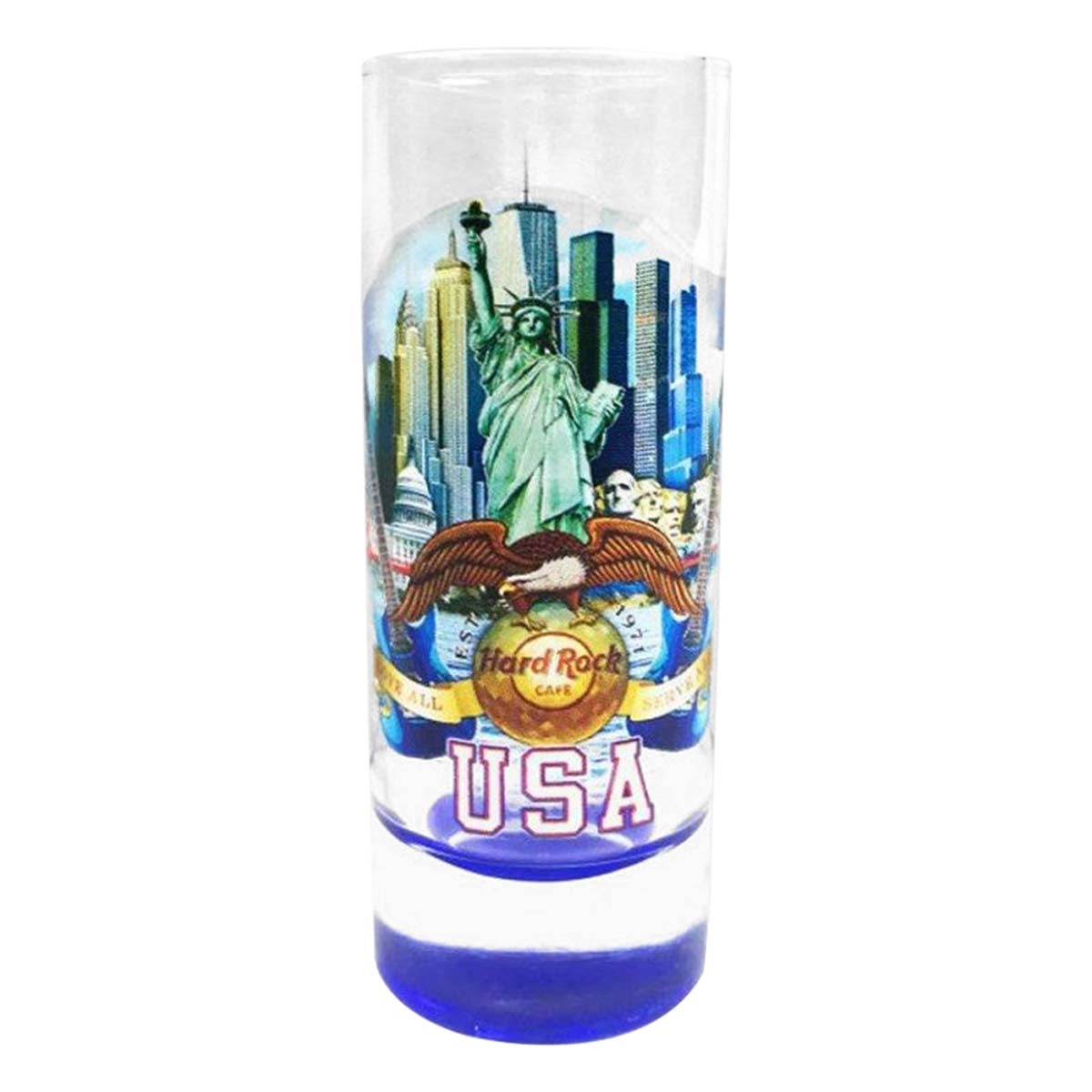 USA City Art Shot Glass image number 1