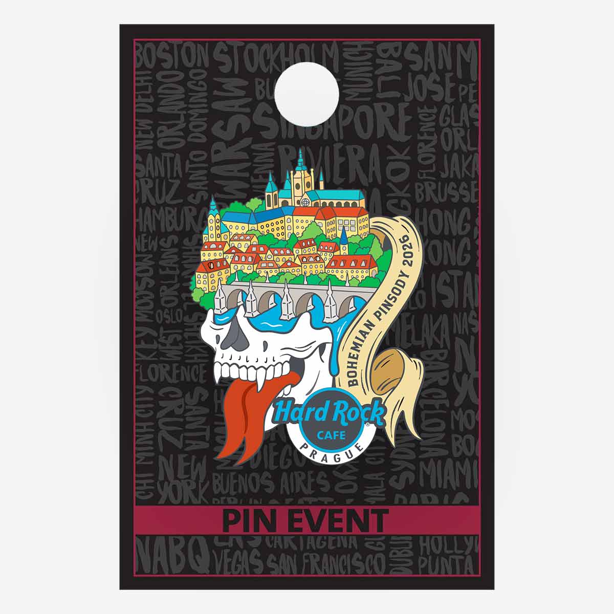 Collectible Prague 2026 Bohemian Pinsody Pin image number 2