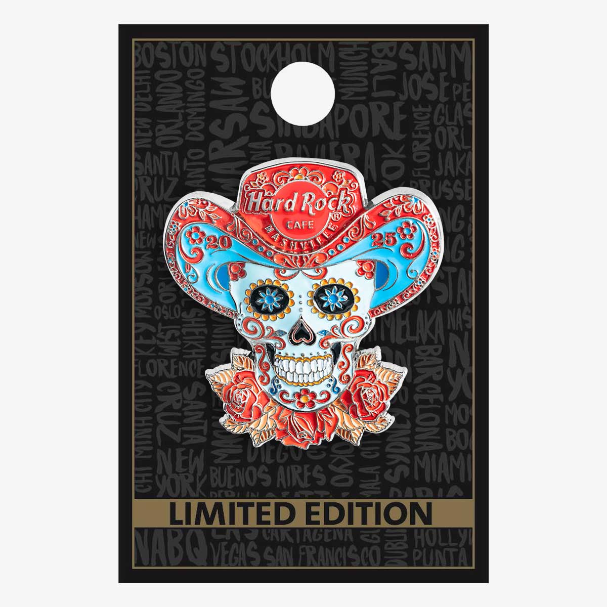 Limited Edition Nashville Sugar Skull 2025 Pin image number 2