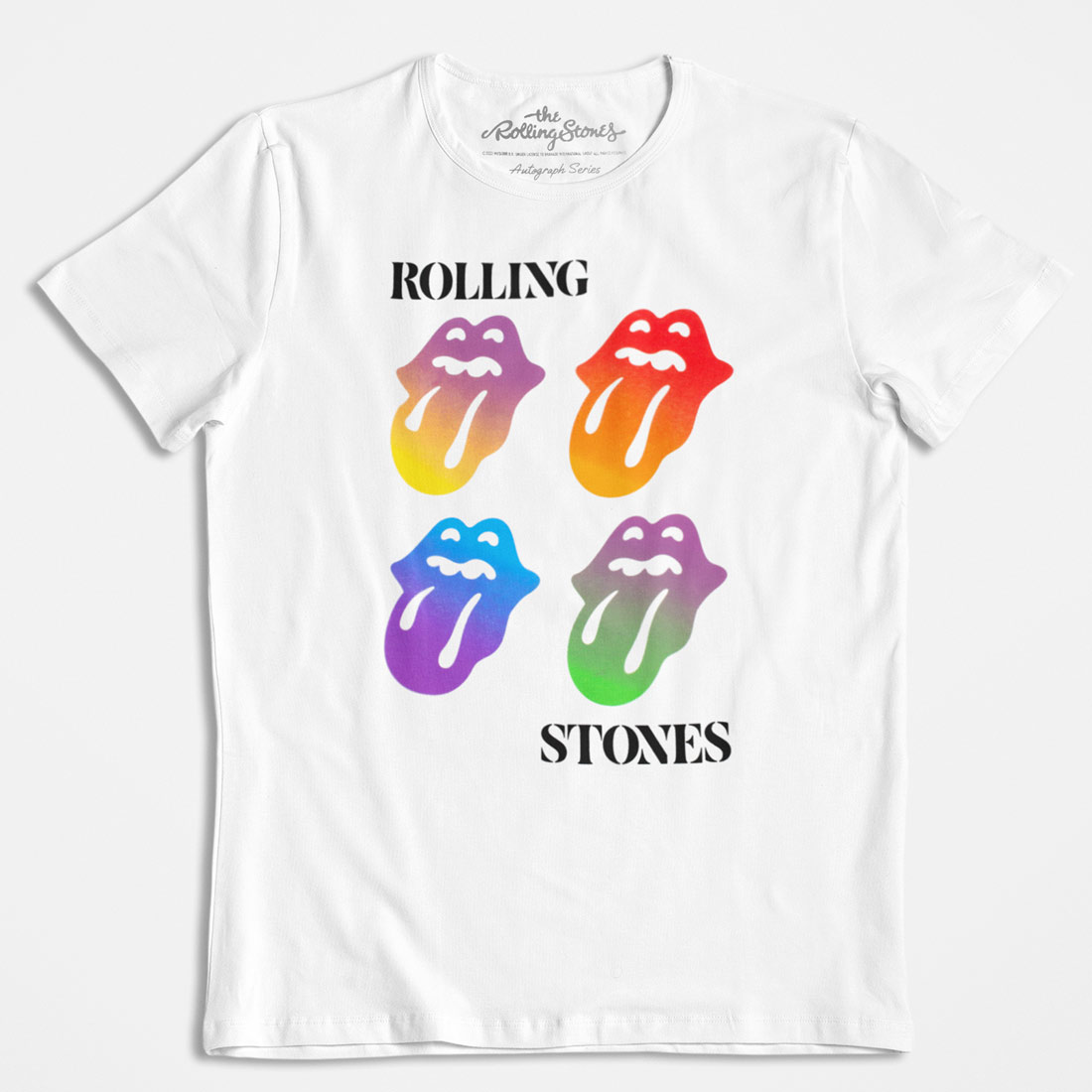 Rolling Stones Shortsleeve T-Shirt in White image number 3