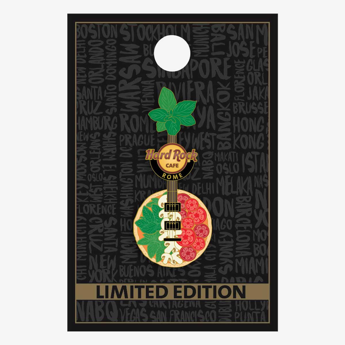Limited Edition Rome Pizza Pin image number 2