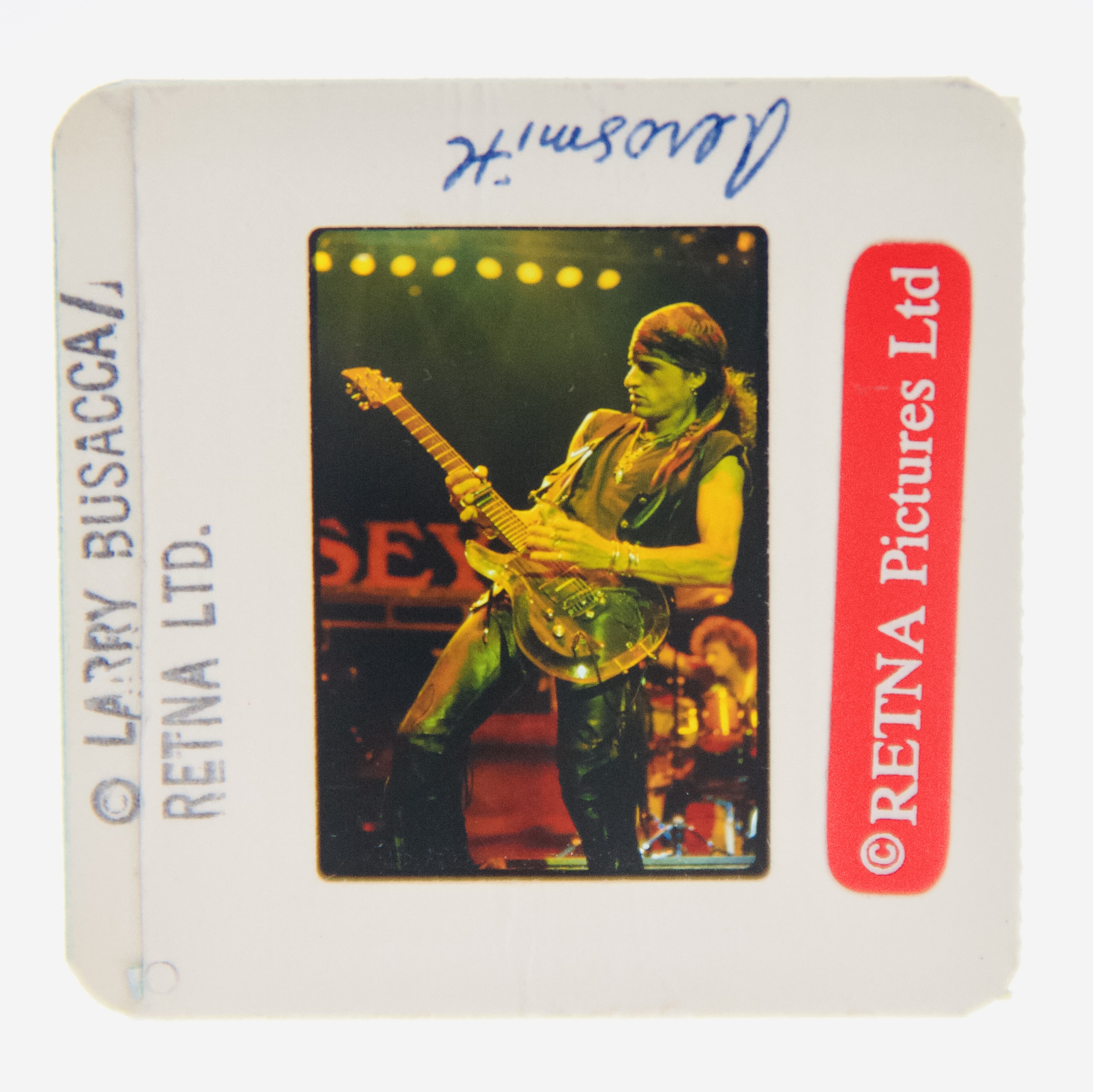 Aerosmith Original 35MM Photograph in Boxed Acrylic Case image number 1