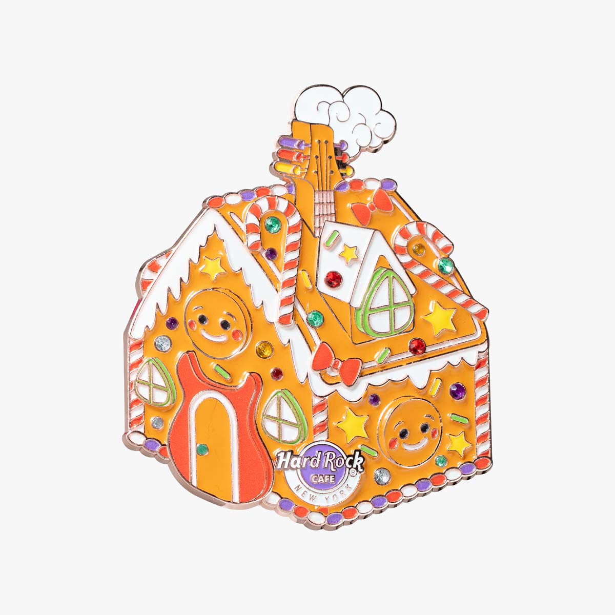 Limited Edition Jumbo Gingerbread House Pin image number 1