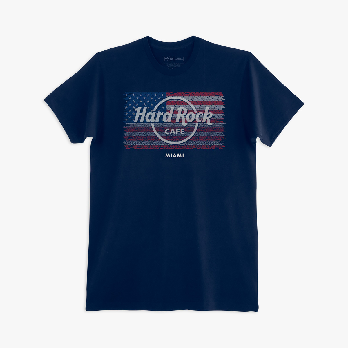 Men's Flag Repeat City Name Tee image number 1