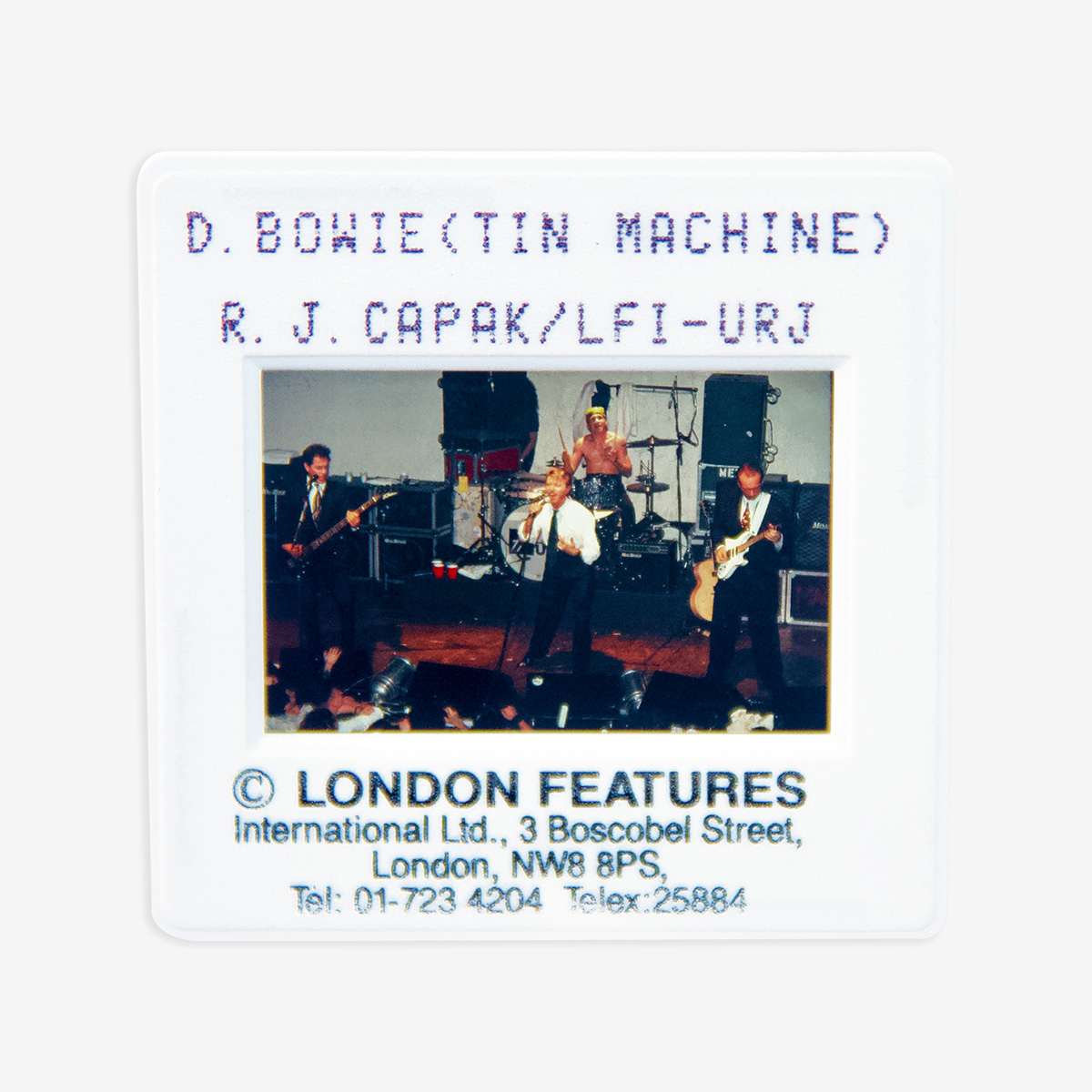 David Bowie Boxed Original 35MM Photograph in Acrylic Case image number 1