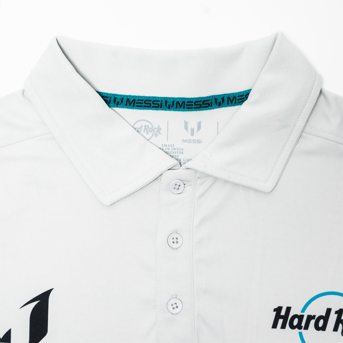 Messi x Hard Rock Performance Polo in Silver image number 4