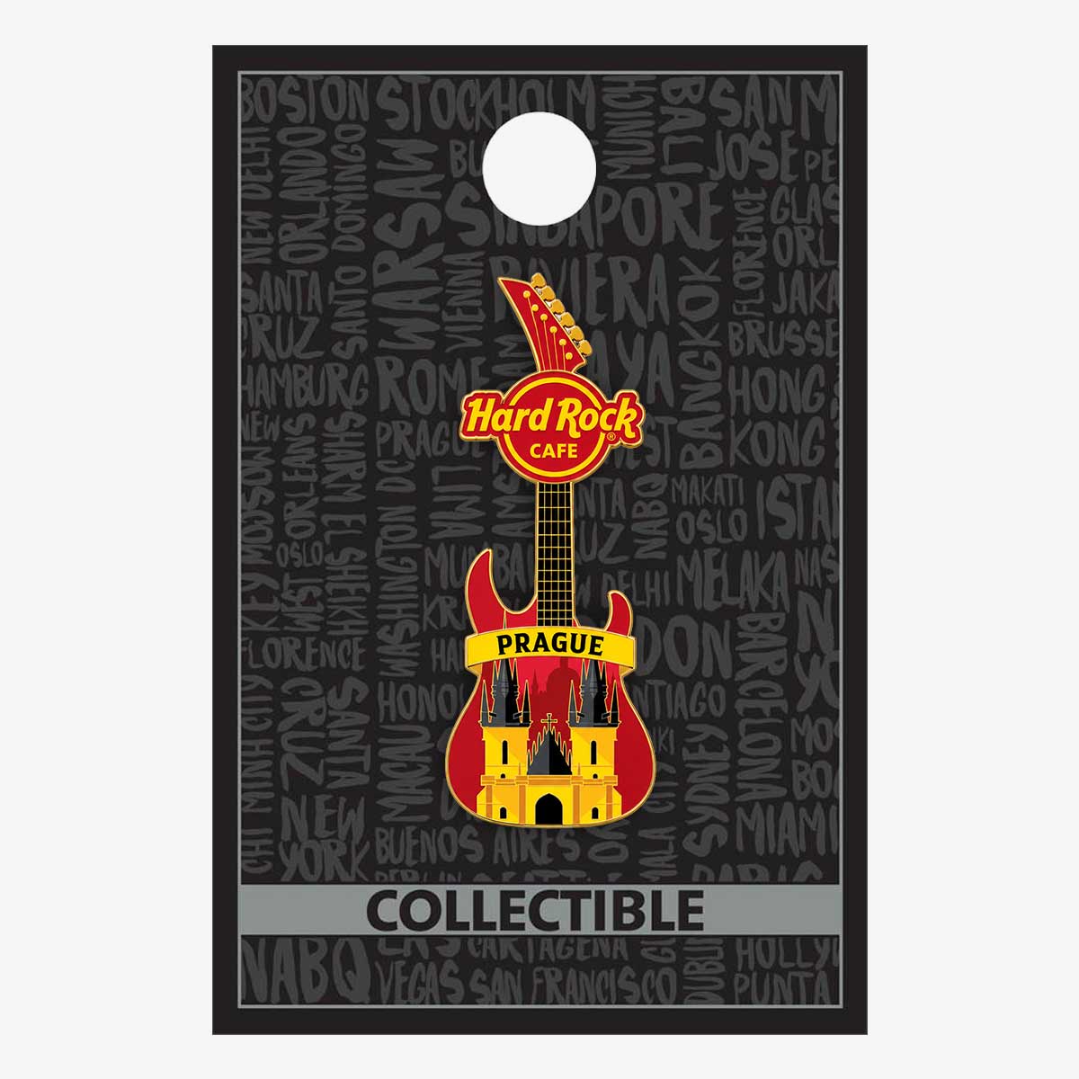 Collectible Prague Basilica Guitar Pin image number 2