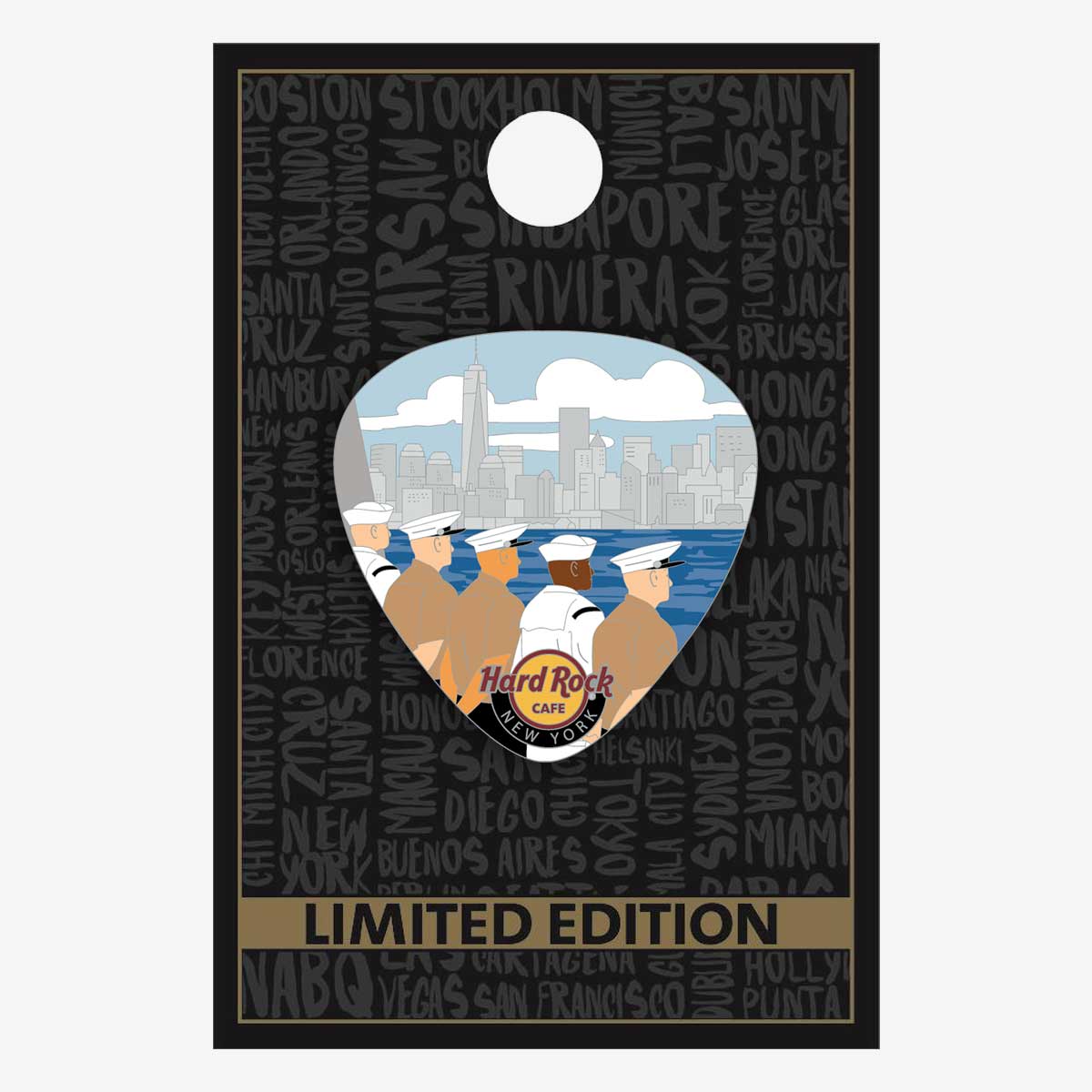 Collectible New York City Manning The Rail Pin image number 2