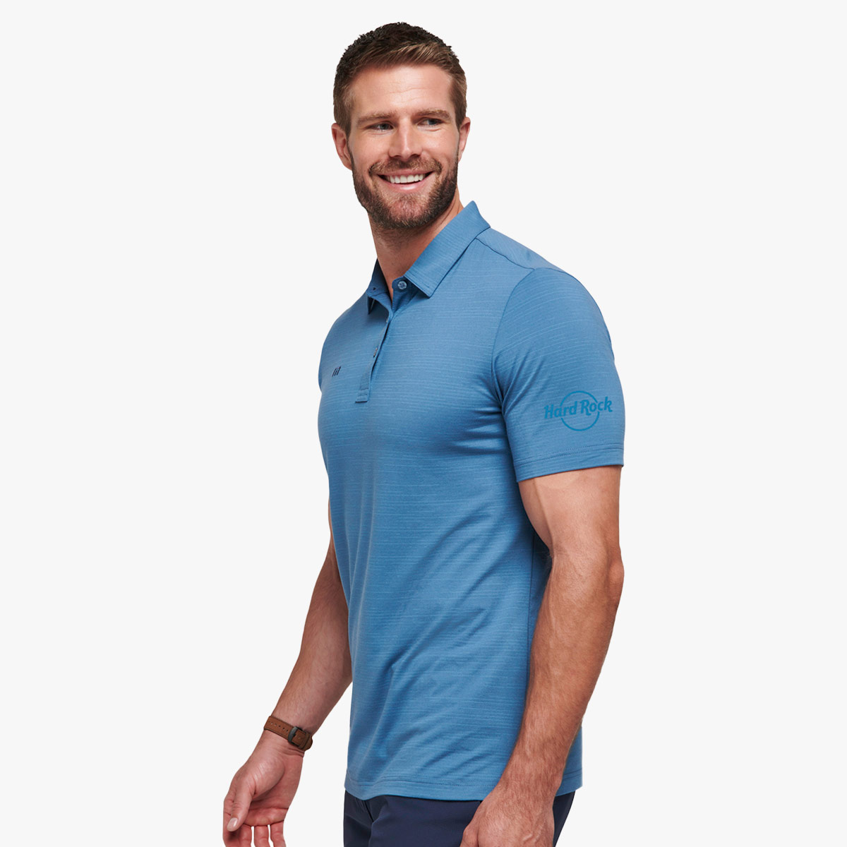 TravisMathew Core Performance Polo in Stellar Blue image number 1