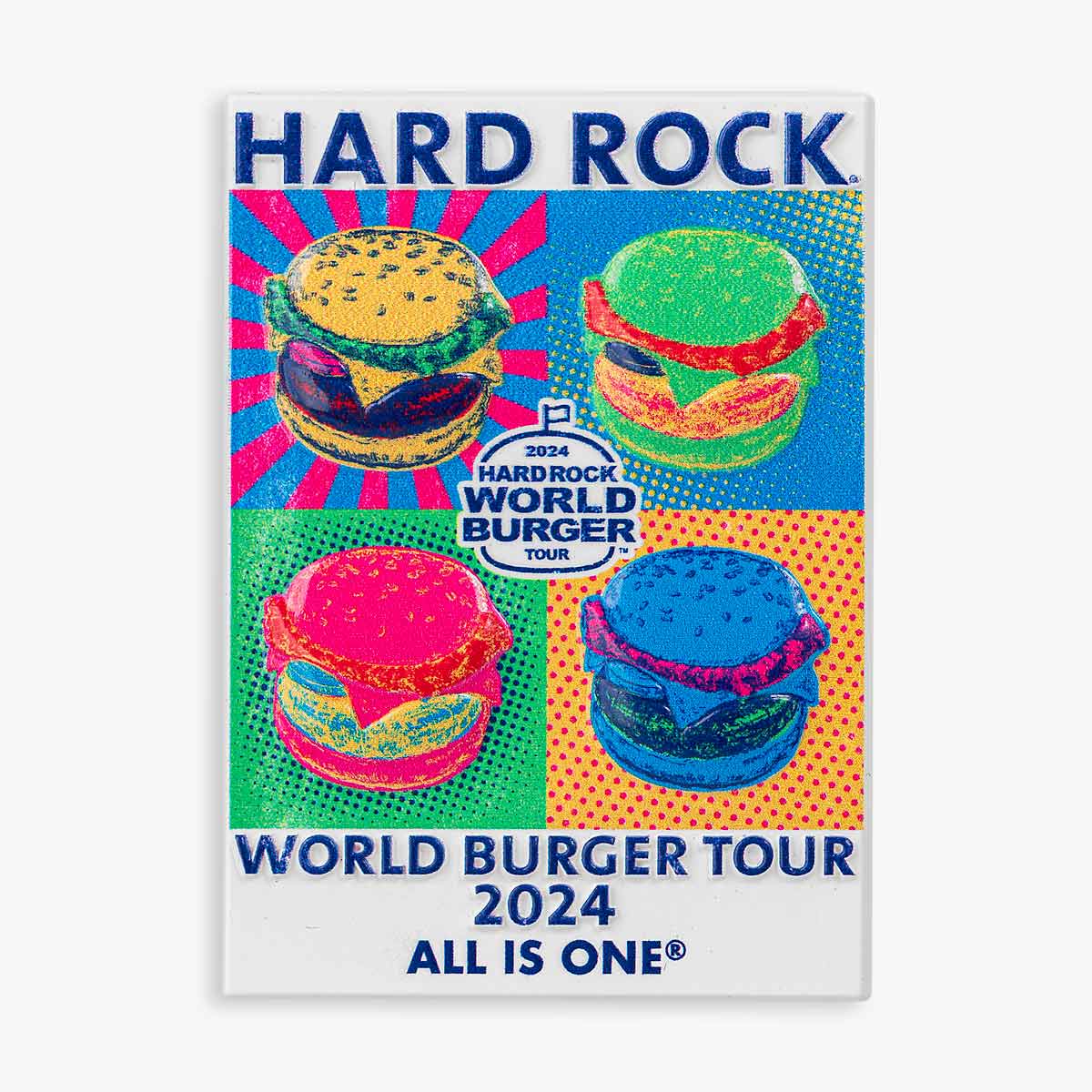 Limited Edition World Burger Tour Pin 2024 image number 1