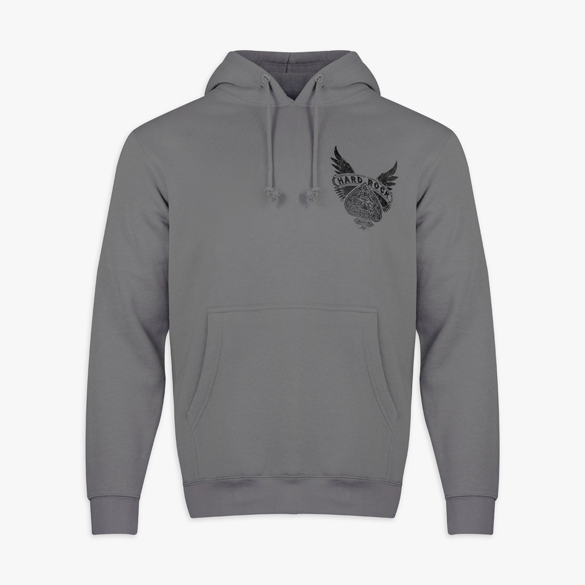 Casino Spade Wings Grey Hoodie image number 2