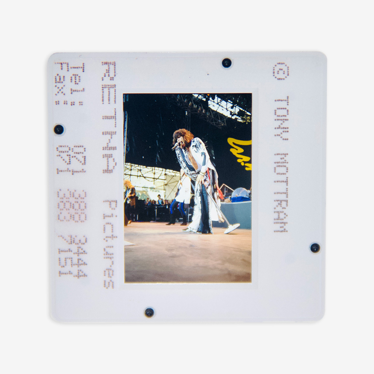 Aerosmith Original 35MM Photograph in Boxed Acrylic Case image number 1