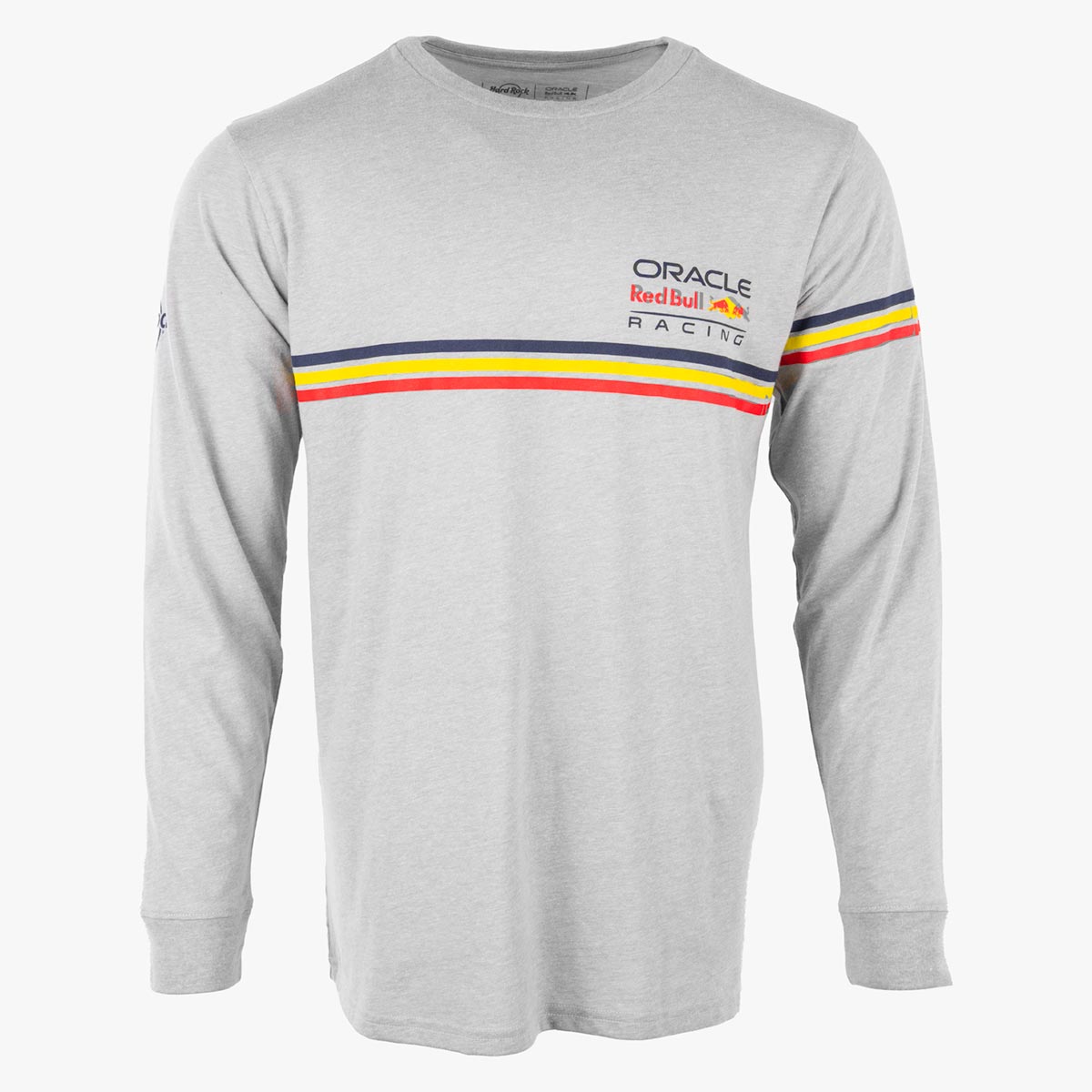 Red Bull Longsleeve Crewneck Tee with Racer Stripes image number 1