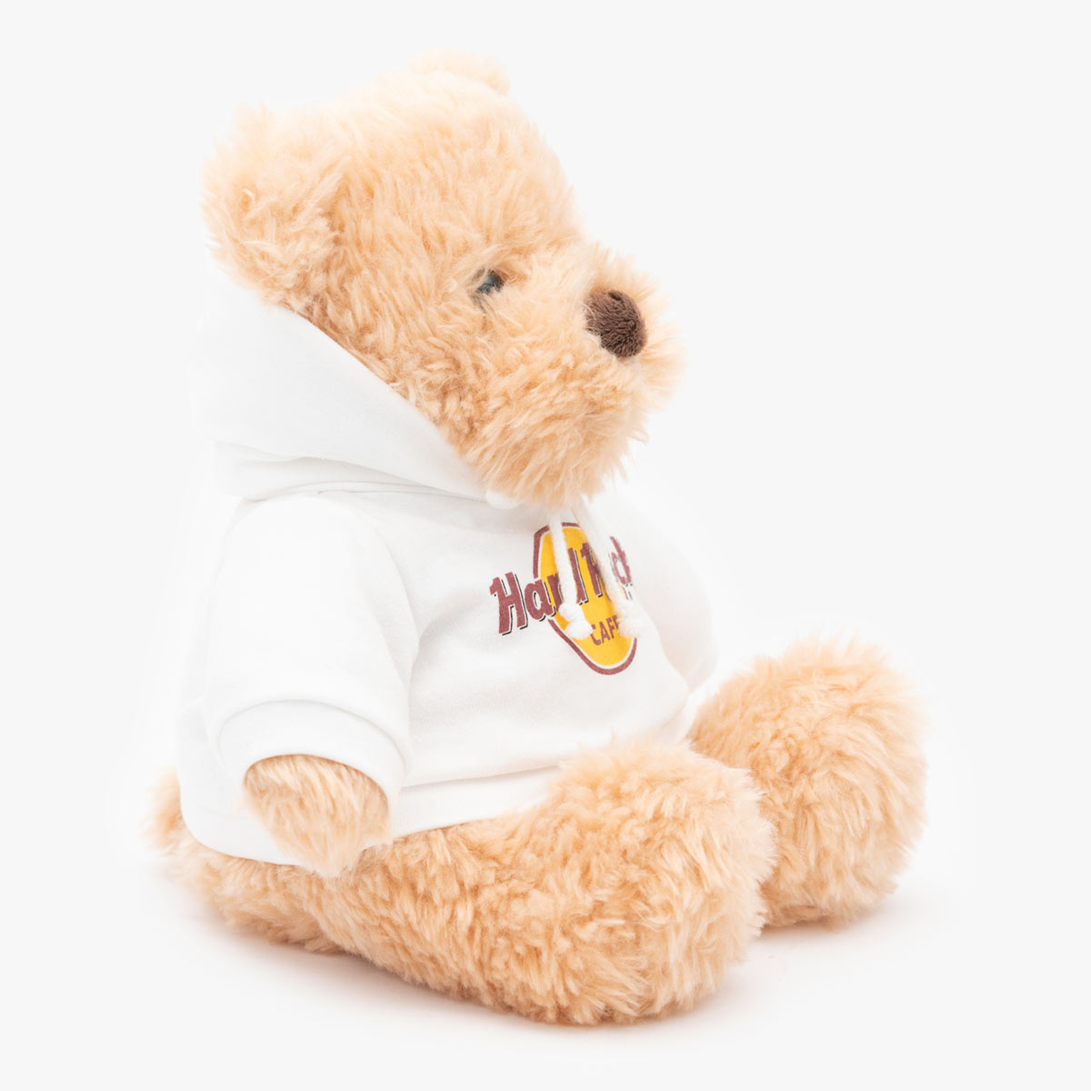 Hard Rock Plush Golden Bear with White Classic Hoodie image number 4
