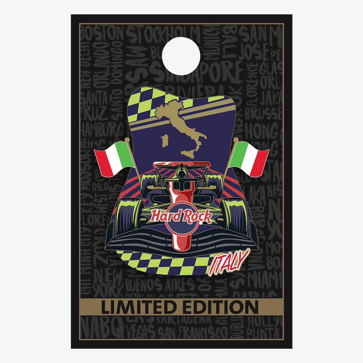 Limited Edition Italy Racing Pin image number 2
